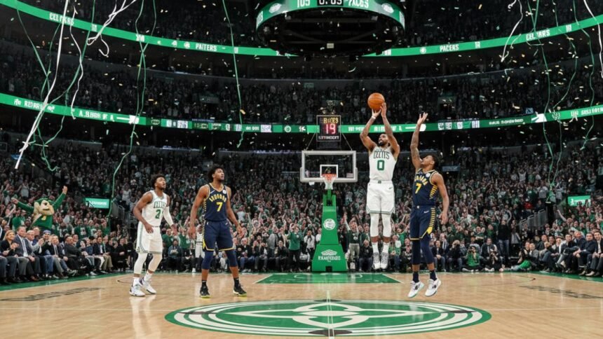 Tale Of Two Halves Celtics Erase 18 Point Deficit To Stun Pacers At The Garden